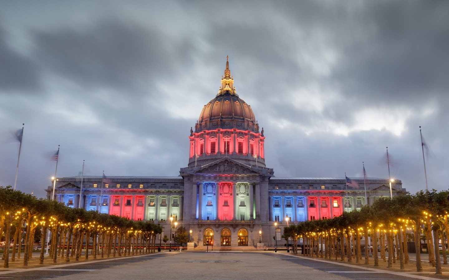 San Francisco City Hall Lights
